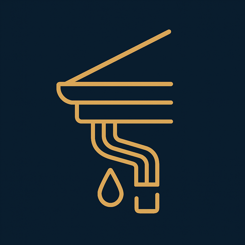 Gutters and downspouts icon