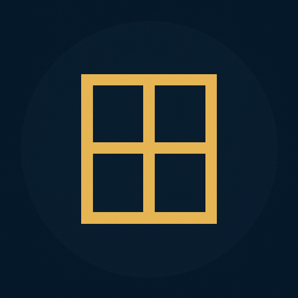 Windows and doors icon